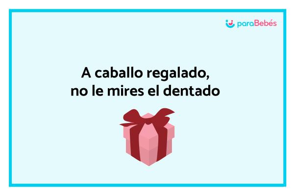 Frases curtas para crianças - Não olhe para os dentes de um cavalo de presente 