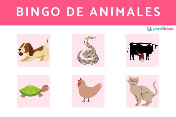 Jogos para festas infantis originais - Animal Bingo